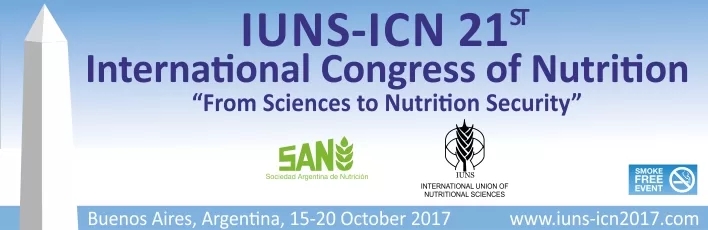 IUNS International Congress of Nutrition Argentina 15-20 October 2017